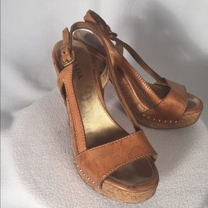 Prada Cork Heels